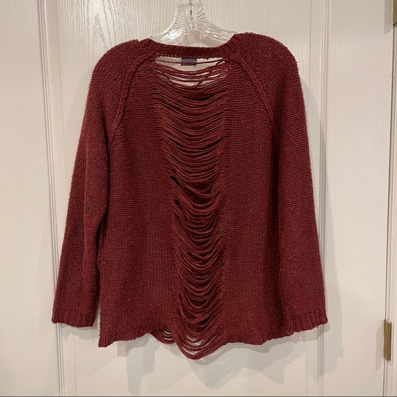 UO Sparkle & Fade Slit Pullover Sweater - Picture 6 of 7